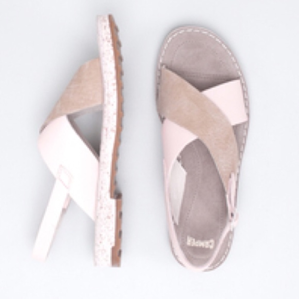 Camper Pim Pom Leather Sandals Size 37/7